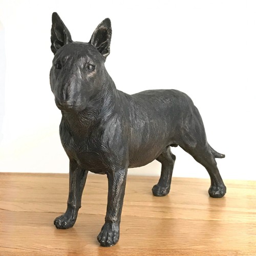 English bull terrier sculpture - english,