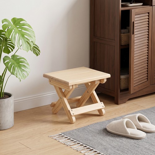 Wooden chair shoe changing - chair,