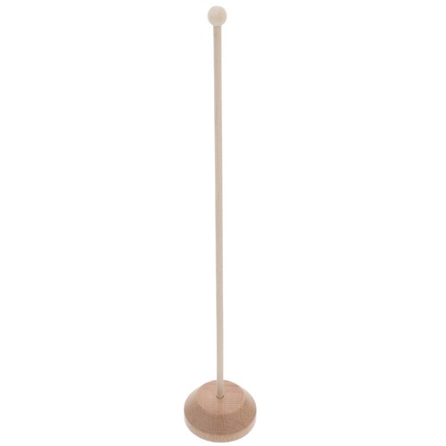 Wooden mini flag holder - wooden,
