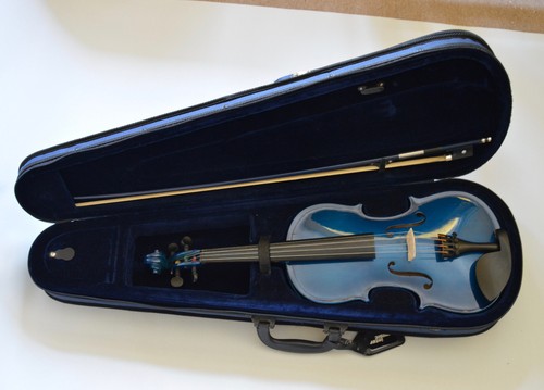 Blue violin full - 4/4,
