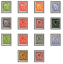 St Vincent 1907-08 sg 94 - 107