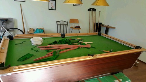 Pool table recover - pool,