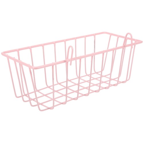 Pink iron rabbit hay feeder - iron,