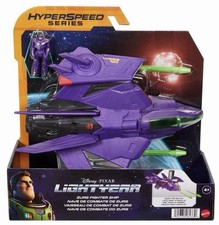 Disney Pixar Lightyear Hyperspeed Series Zurg Fighter Ship With Figure.