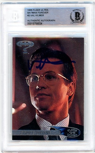 Val kilmer signed 1995 - , fleer