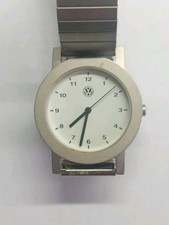 Mens VW Volkswagen Watch Working Battery In Used Condition Case Marks Used