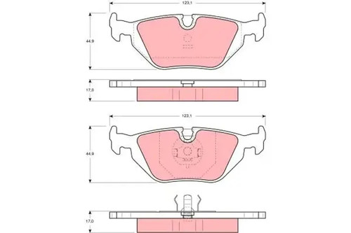 Brake pads gdb1189 - gdb1189, bmw