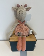 Moulin Roty Sous Mon Baobab Giraffe Plush Soft Toy Rattle from Wyestyles