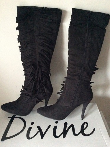 Divine black long - black,