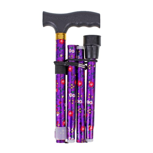 Aluminium folding walking - aluminium,
