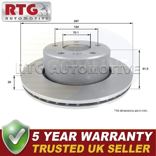 Front brake disc fits land - disc,