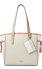 NINE WEST TOTE BAG WHITE CONTRAST NEW