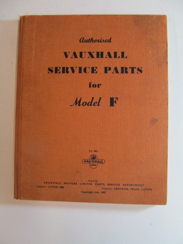 Vauxhall service parts for - service,