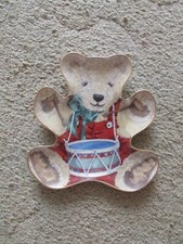 New The Franklin Mint Heirloom Recommendation Plate The Little Drummer Bear 