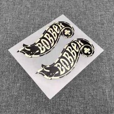 2Pcs Biker Decal Motorcycle Sticker Bobber Old School Cafe Racer Stickers 