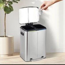 Double Rubbish Bin, 2 x 20L