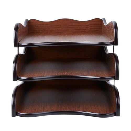 Wood inbox tray office - wood,