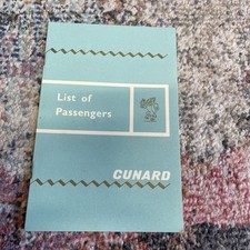 VINTAGE CUNARD RMS QUEEN MARY