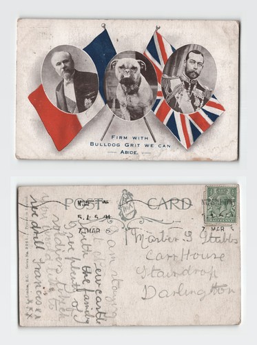 Postcard wwi entente - postcard,