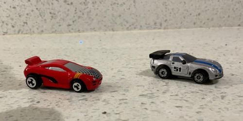 Micro machines hot wheels red - hot,