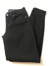 GAP JEANS 10 REGULAR ALWAYS SKINNY Women’s Stretchy Mid Rise Smart Black