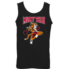 Mens Muay Thai Tiger Vest MMA Mixed Martial Arts BJJ Top UFC Kick Boxing Kit