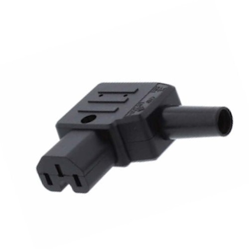 Left angle plug - 90°,
