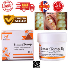 Dental Temporary Tooth Filling Cement Repair Lost Fillings & Loose Cap 40g