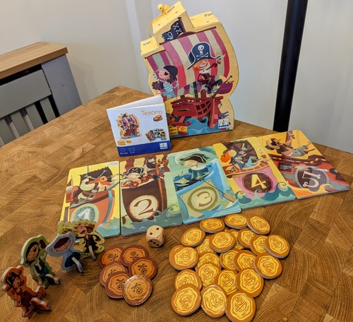 Tesoro pirate board game - tesoro,
