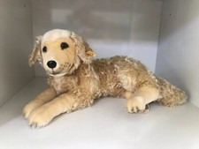 Rare Steiff Golden Retriever Hasso With Button Ear 031687