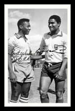 Pele & Eusebio Autograph