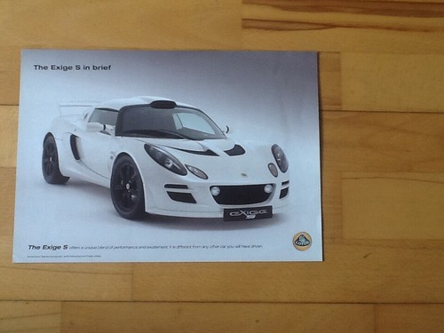 Lotus exige sales - lotus,