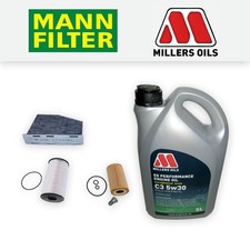 SERVICE KIT for VW GOLF MK6 CABRIO 1.6 TDI OIL FUEL CABIN FILTERS +OIL 2011-2016