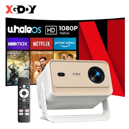 Xgody smart projector - smart, 4k