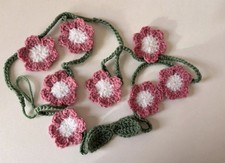 Handmade crochet bunting with - bunting,