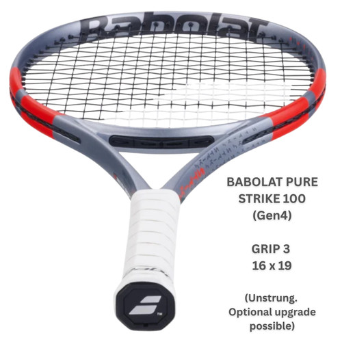 Babolat pure strike 100 grip - 100,