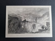 Antique 1835 print - Long