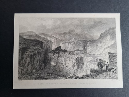 Antique 1835 print - ,