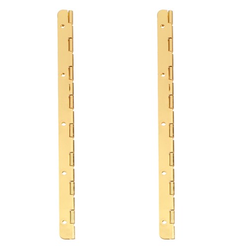 2pcs brass piano hinge cabinet - brass,