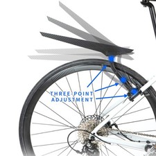 Carbon Fiber Pattern Bike Rear