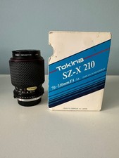 Tokina 70-210 mm telephoto lens, Olympus bayonet mount