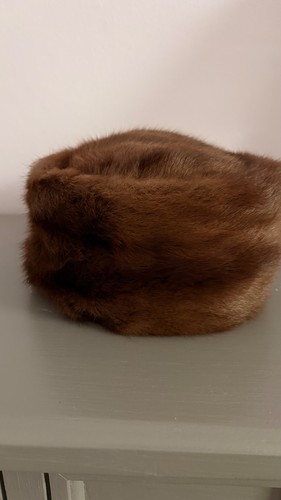 Vintage mink fur hat - , royal
