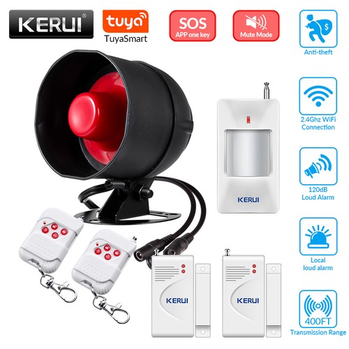 110db loud alarm system wifi - alarm,