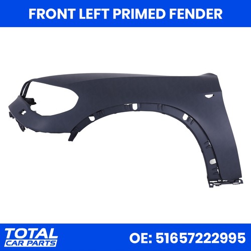 Primed nearside front wheel - primed,