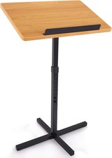 Portable Floor Lectern Podium Stand Height Adjustable Steady Standing Design