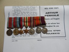 Rhodesia Miniature Group Medals Attributed Major C.J. Du Preez DMM RAR Rhodesian