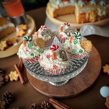 Fake Gingerbread Cupcakes