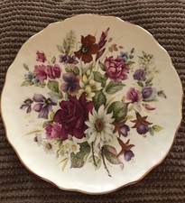 Vintage Fine China Flower Wall