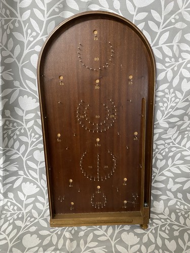 Vintage wooden bagatelle - vintage, game