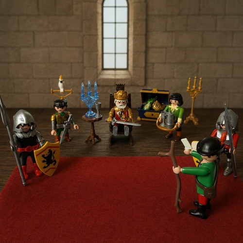 Playmobil medieval royal - playmobil, court